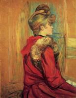 Toulouse-Lautrec, Henri de - Girl in a Fur, Mademoiselle Jeanne Fontaine